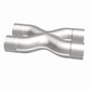 Universal Exhaust Pipe Smooth Trans X 2.5/2.5 X 12 SS 10791 Magnaflow - X Pipe Car Part People