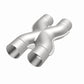 Universal Exhaust Pipe Smooth Trans X 2.5/2.5 X 12 SS 10791 Magnaflow - X Pipe Car Part People