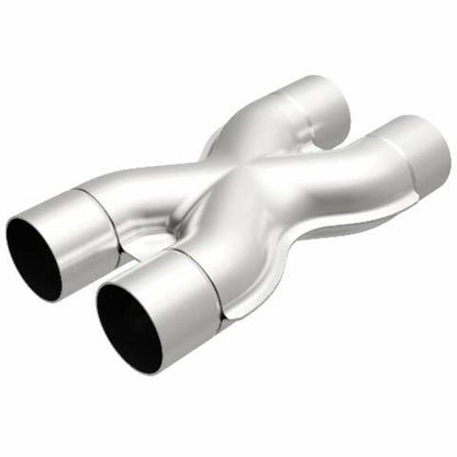 Universal Exhaust Pipe Smooth Trans X 2.5/2.5 X 12 SS 10791 Magnaflow - X Pipe Car Part People