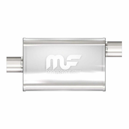 Universal Performance Muffler Mag SS 14X3.5X7 1.75/1.75 O 11123 Magnaflow - Performance Mufflers Car Part People