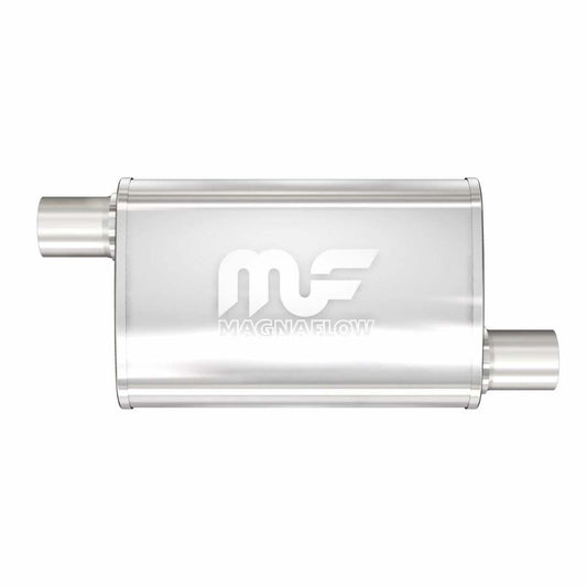 Universal Performance Muffler Mag SS 14X3.5X7 1.75/1.75 O 11133 Magnaflow - Performance Mufflers Car Part People