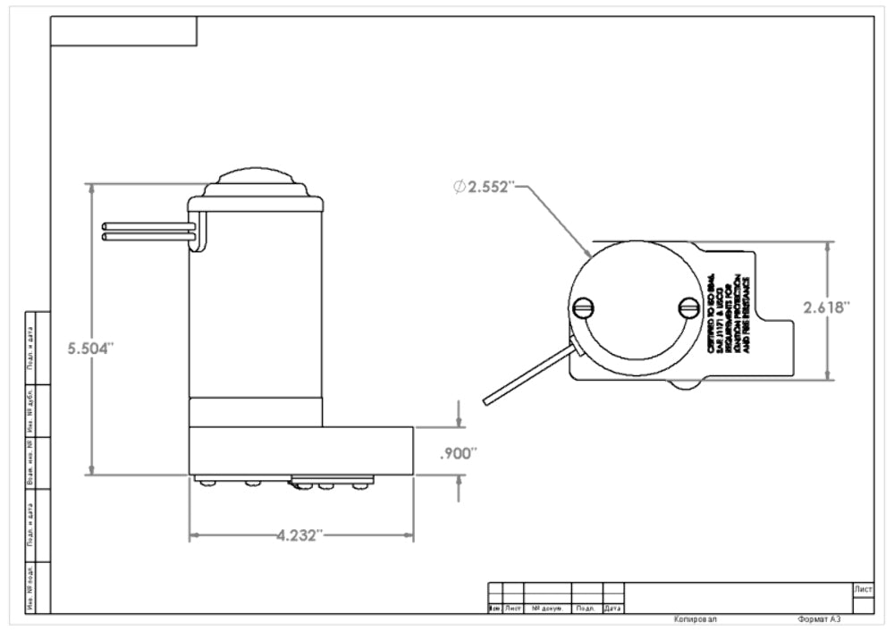 Aeromotive 11211 Marine Carbureted SS Fuel Pump