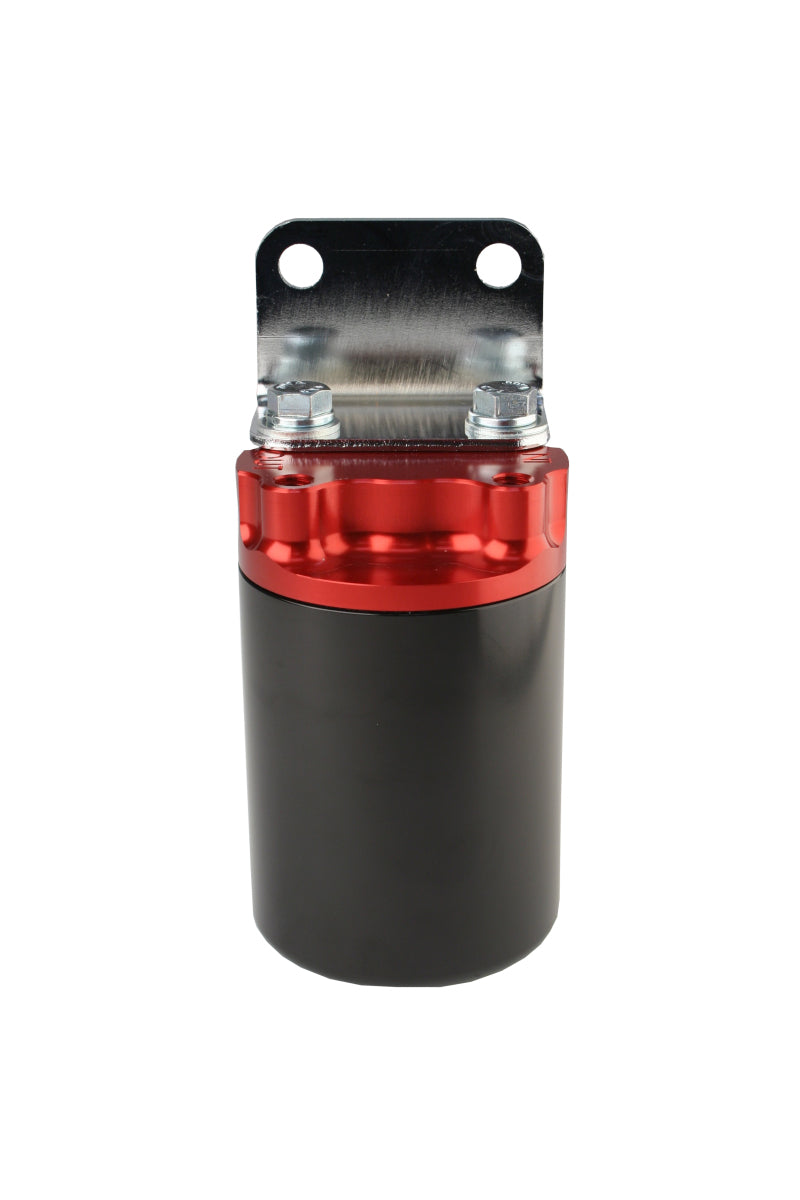 Aeromotive 12317 10 Micron, Red/Black Canister Fuel Filter