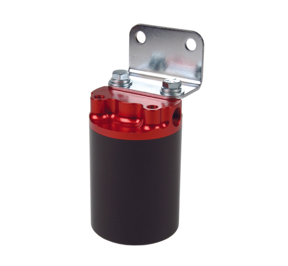 Aeromotive 12319 100 Micron, Red/Black Canister Fuel Filter