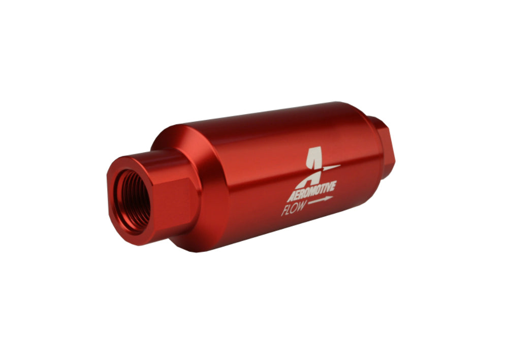 Aeromotive 12335 40 Micron, ORB-10 Red Fuel Filter