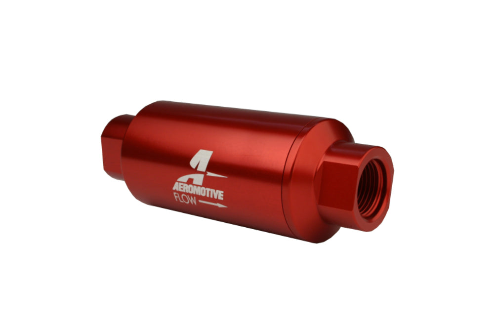 Aeromotive 12335 40 Micron, ORB-10 Red Fuel Filter