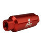 Aeromotive 12335 40 Micron, ORB-10 Red Fuel Filter