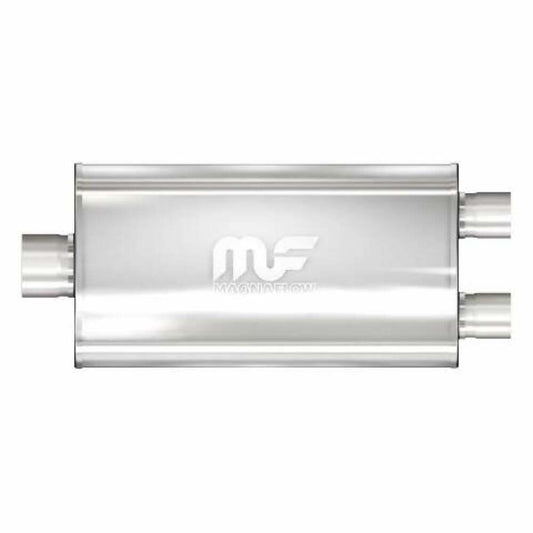 Universal Performance Muffler Mag SS 22X5X11 2.5/3.50 D/C 12587 Magnaflow - Performance Mufflers Car Part People