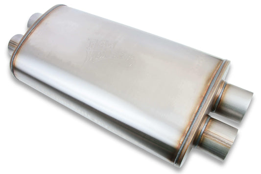 Flowmonster Performance Muffler 3 in dual inlet & outlet 12599-FM 409 Stainless