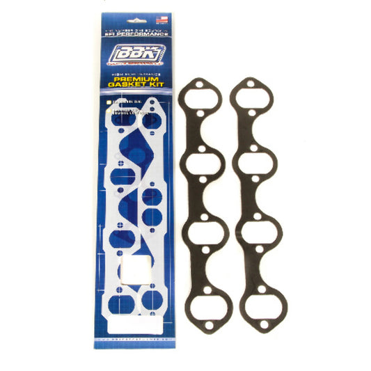 Premium Header Gasket Set Fits Ford Sbf 302 / 351 Oval 1-3/4" (Pair)-1400