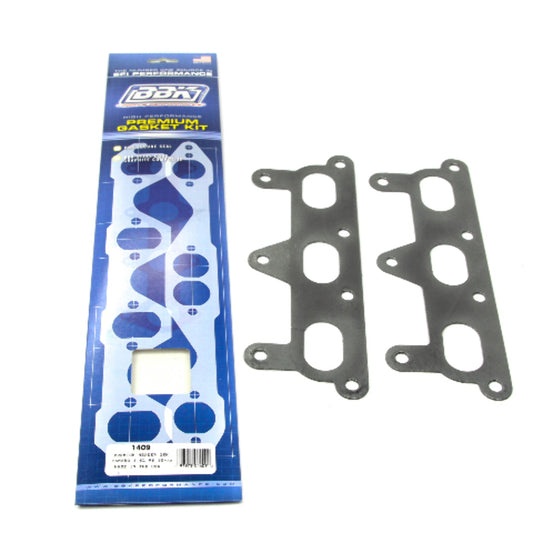 Premium Header Gasket Set Fits 2010-2011 Camaro V6  (Pair)-1409