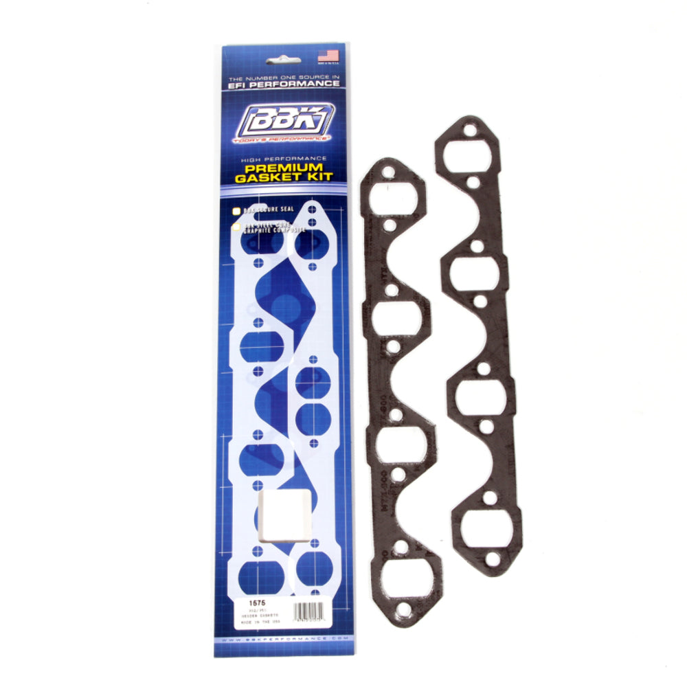 Premium Header Gasket Set Fits Sbf Ford 302/351W 1-5/8 (Pair)-1575