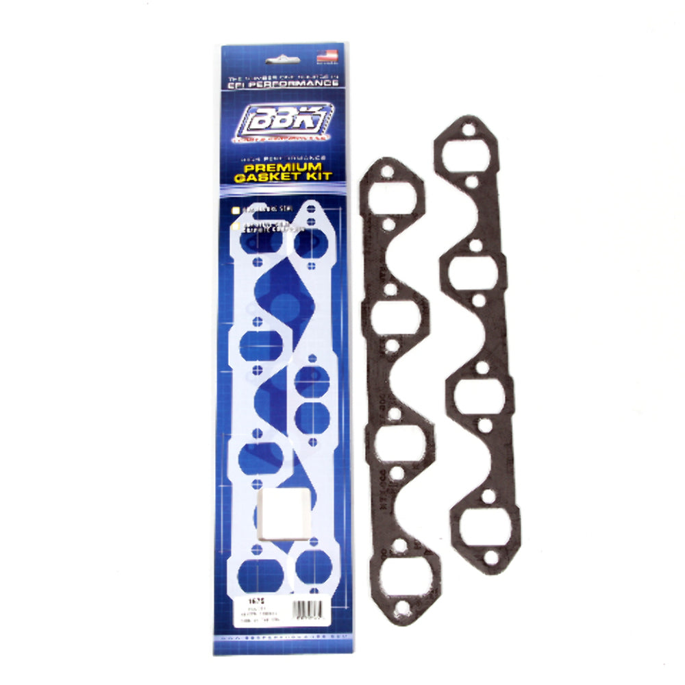 Premium Header Gasket Set Fits Sbf Ford 302/351W 1-5/8 (Pair)-1575