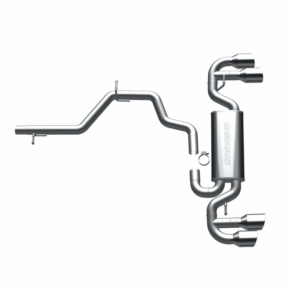 2009-2015 Audi TTS Quattro System Touring Cat-Back 16491 Magnaflow - Cat Back Exhaust Car Part People