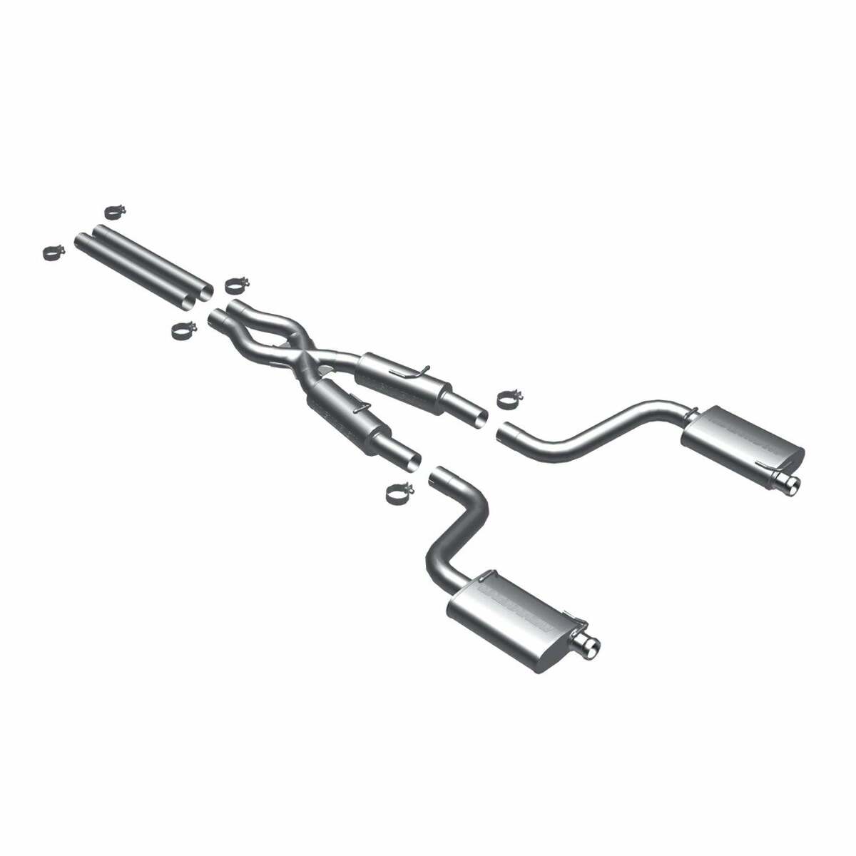 2008-2014 Dodge Challenger System Street Cat-Back 16510 Magnaflow - Cat Back Exhaust Car Part People