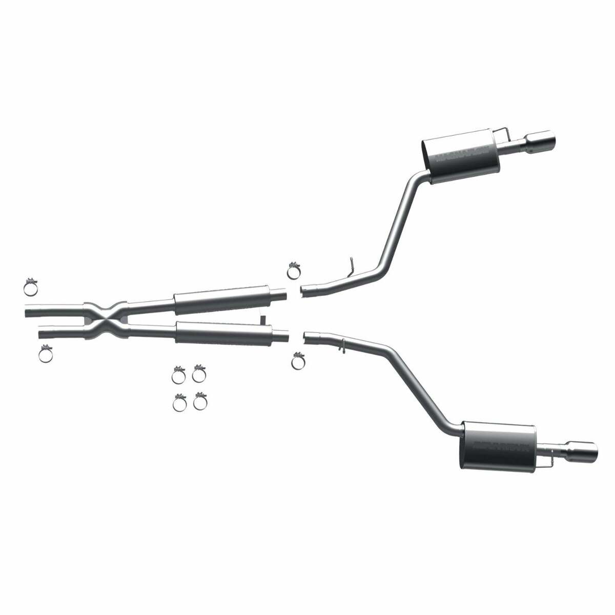 2003-2005 Lincoln LS System Street Cat-Back 16678 Magnaflow - Cat Back Exhaust Car Part People