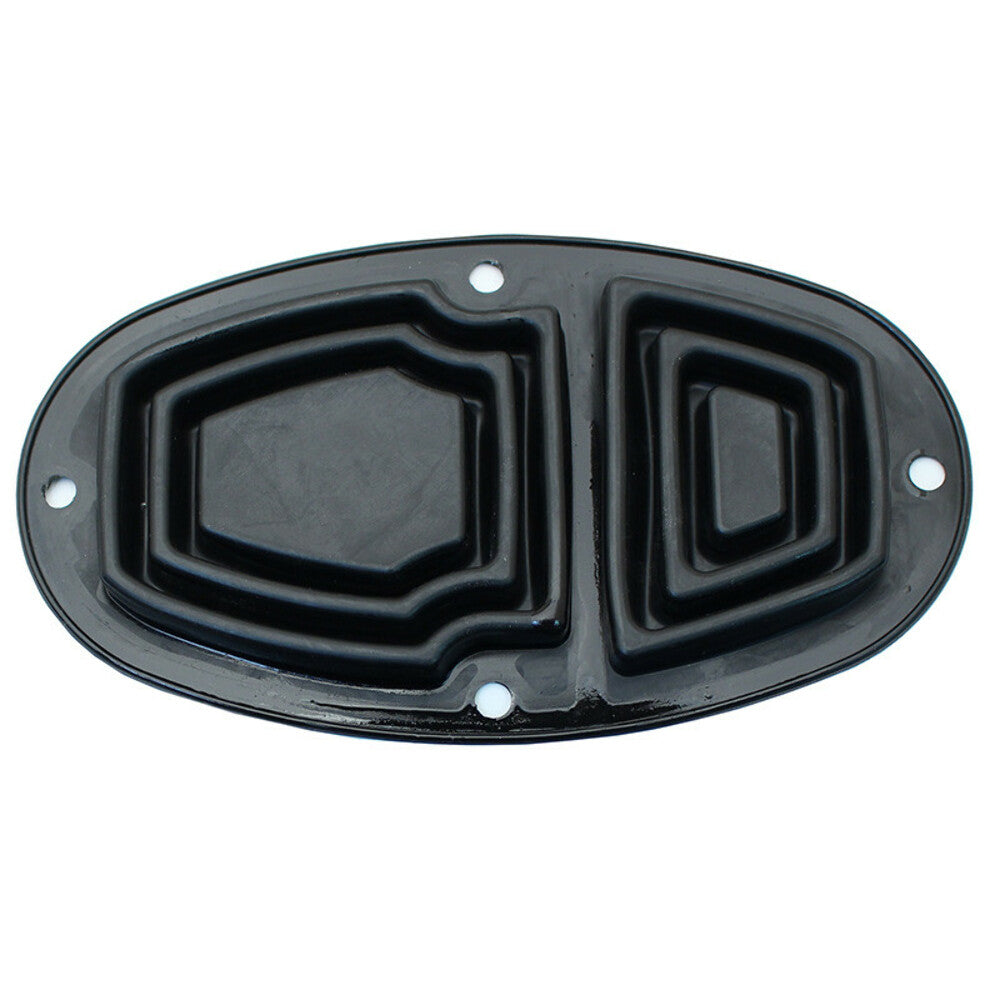 Oval Black Aluminum Black Master Cylinder (Disc/ Drum) 260-8555-BK-MBM - Master Cylinders and Parts Car Part People