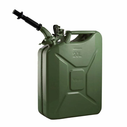 Steel Jerry Can, Gas Can, Fuel Can Original NATO  20L (5.3 Gallon)-Green 3008