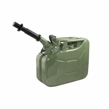 Wavian - Steel Jerry Can, Gas Can, Fuel Can 10L (2.6 Gallon)-Green 3014