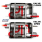 Universal 2-3/4 Varitune Adjustable Muffler Double Offset (439 Stainless)-31025 - Car Part People