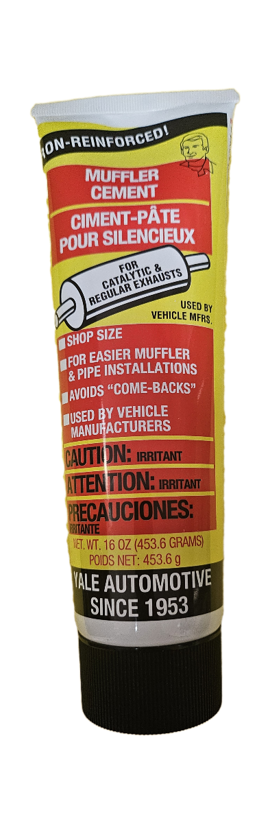 Yale MC16 Muffler Cement 16oz -  High Heat Resistant Exhaust Patch & Sealant