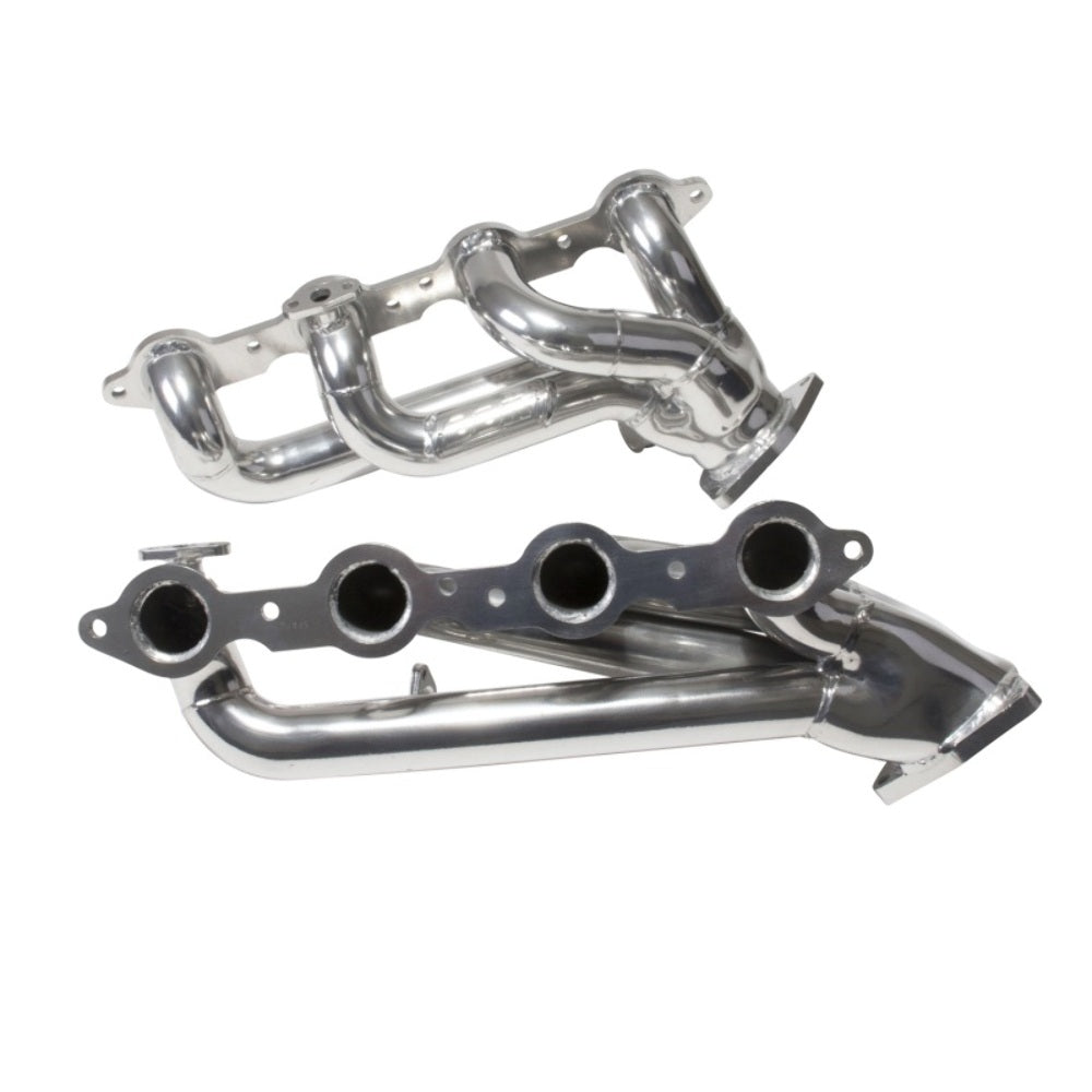 Fits 1999-2013 GM Truck/Suv 4.8L 5.3L 1-3/4 Shorty Headers-Silver-40050