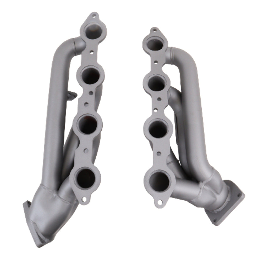 Fits 1999-2013 GM Truck/Suv 6.0L 1-3/4 Shorty Exhaust Headers-Titanium-4006