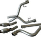 Fits 05-10 Mustang V6 Dual Exhaust Conversion X Pipe w/Catalytic Converters-4011