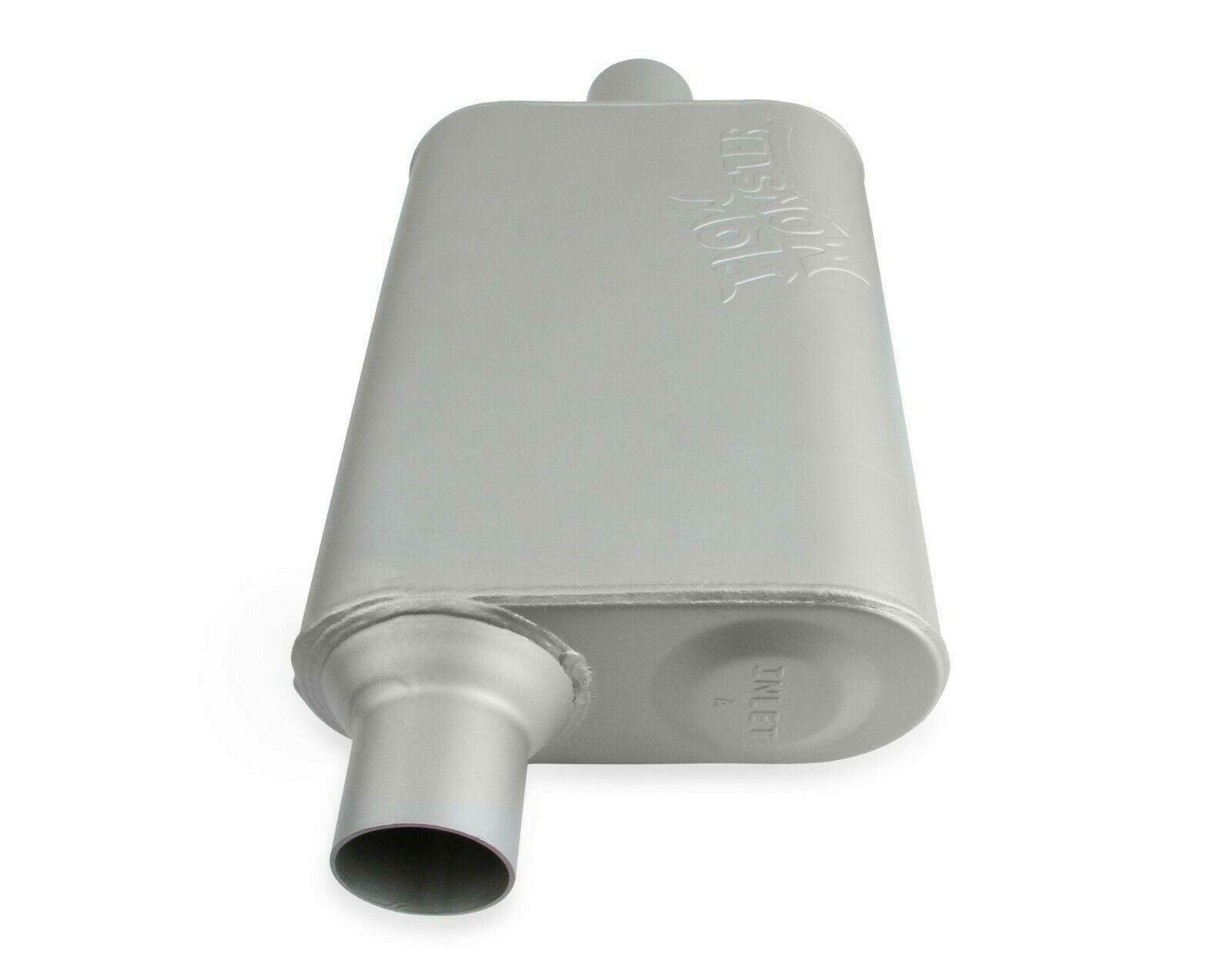 Flowmonster 2-Chamber Muffler 42441-FM 2.25 Offset Inlet/2.25 Center Outlet