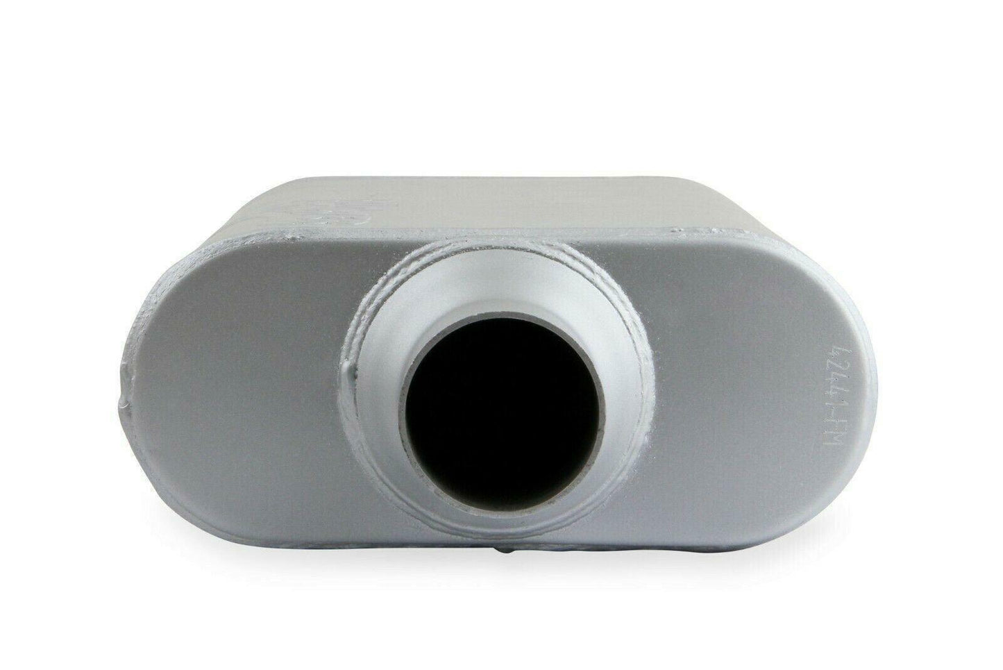 Flowmonster 2-Chamber Muffler 42441-FM 2.25 Offset Inlet/2.25 Center Outlet