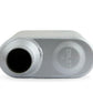 Flowmonster 2-Chamber Muffler 42441-FM 2.25 Offset Inlet/2.25 Center Outlet