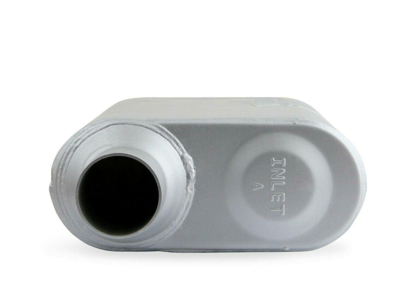 Flowmonster 2-Chamber Muffler 42441-FM 2.25 Offset Inlet/2.25 Center Outlet