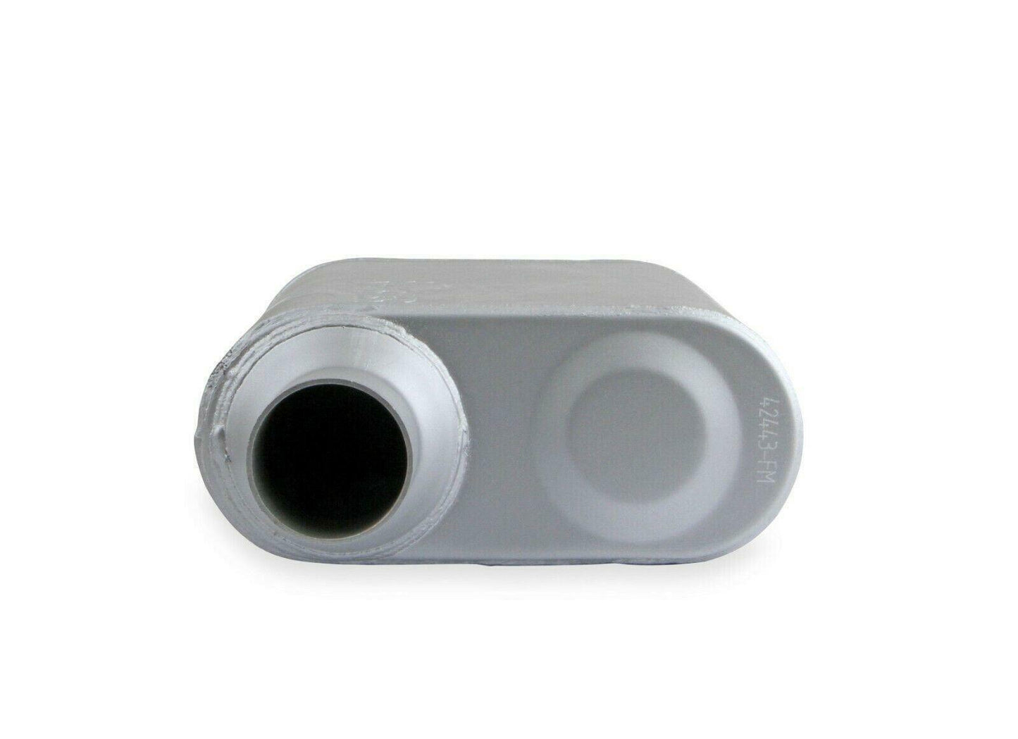 Flowmonster 2-Chamber Muffler 42443-FM 2.25 Offset Inlet/2.25 Offset Outlet