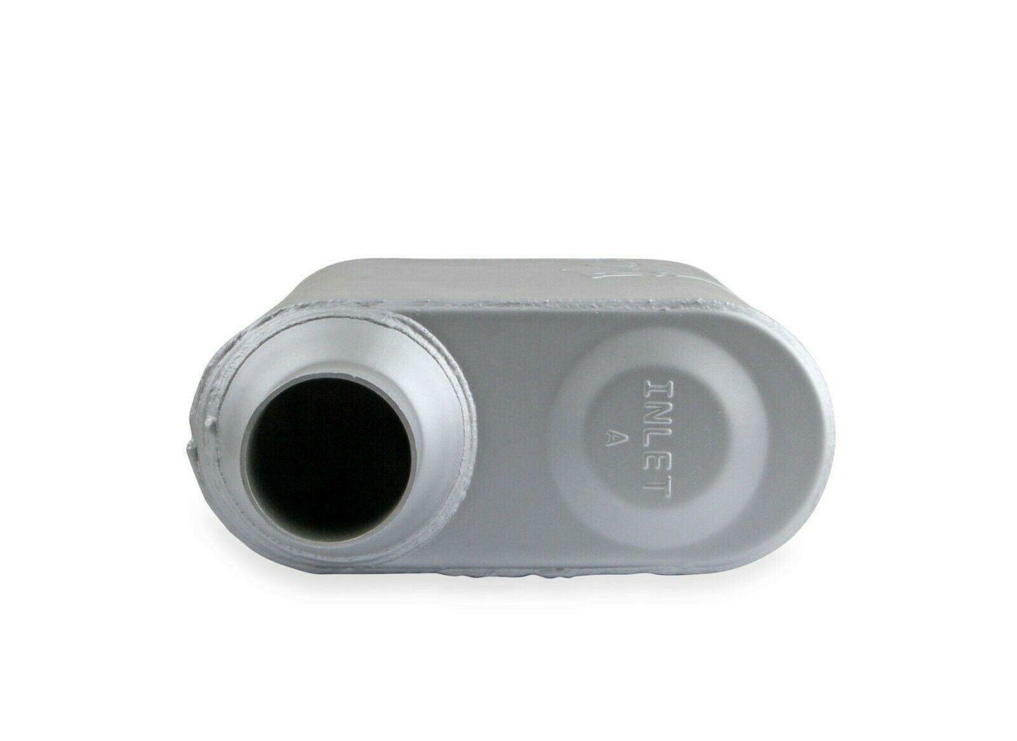 Flowmonster 2-Chamber Muffler 42443-FM 2.25 Offset Inlet/2.25 Offset Outlet