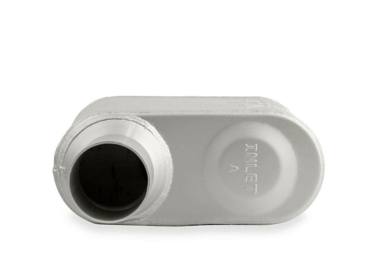 Flowmonster 1-Chamber Muffler 42513-FM 2.50 Offset Inlet / 2.50 Offset Outlet