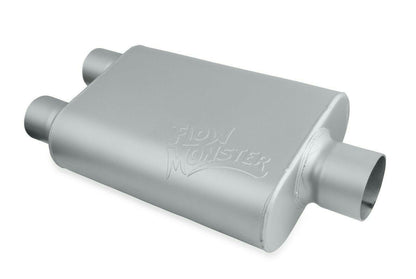 Flowmonster 2-Chamber Muffler 425403-FM 2.50 Dual Inlet / 3.00 Center - Performance Mufflers Car Part People