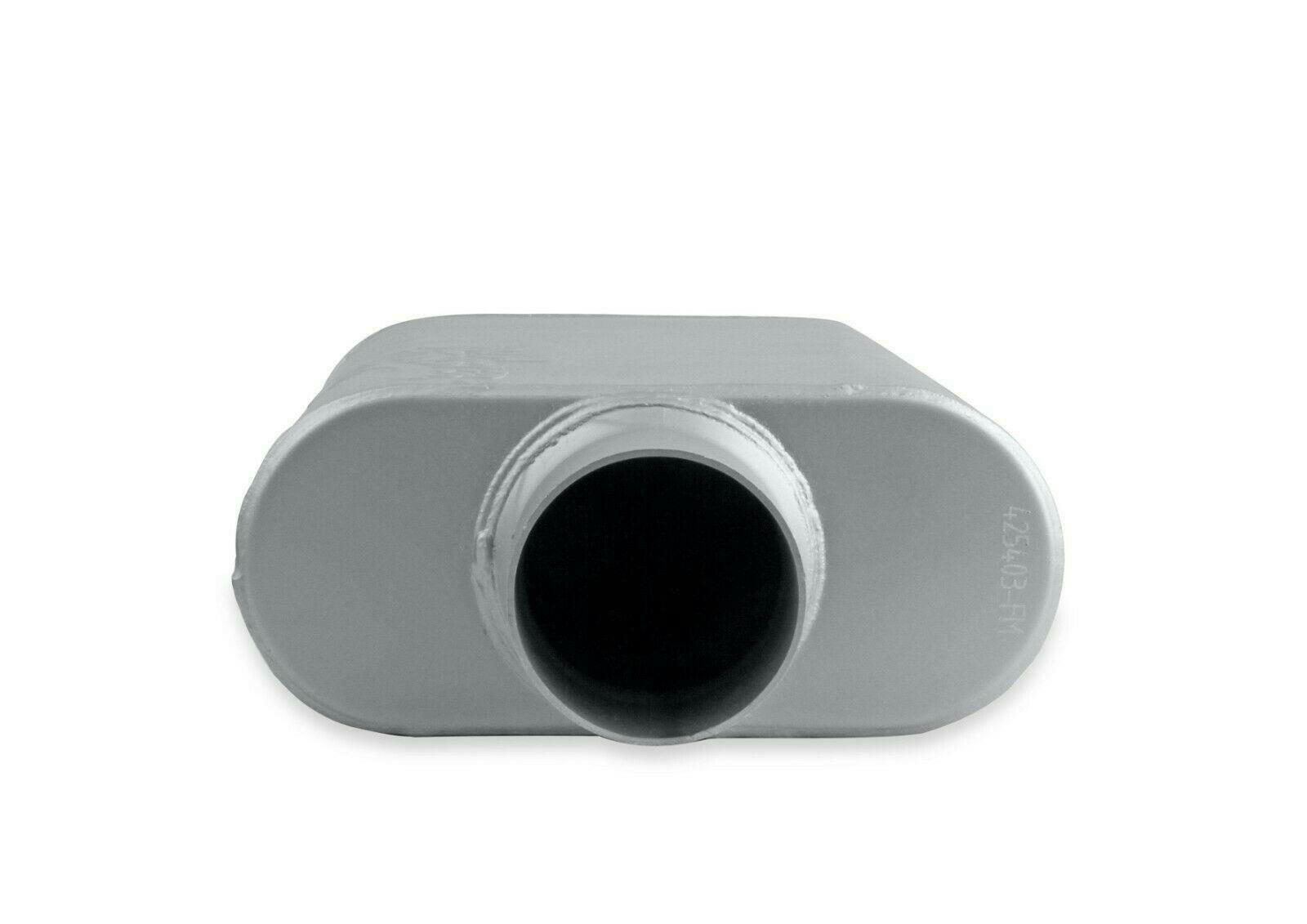 Flowmonster 2-Chamber Muffler 425403-FM 2.50 Dual Inlet / 3.00 Center - Performance Mufflers Car Part People