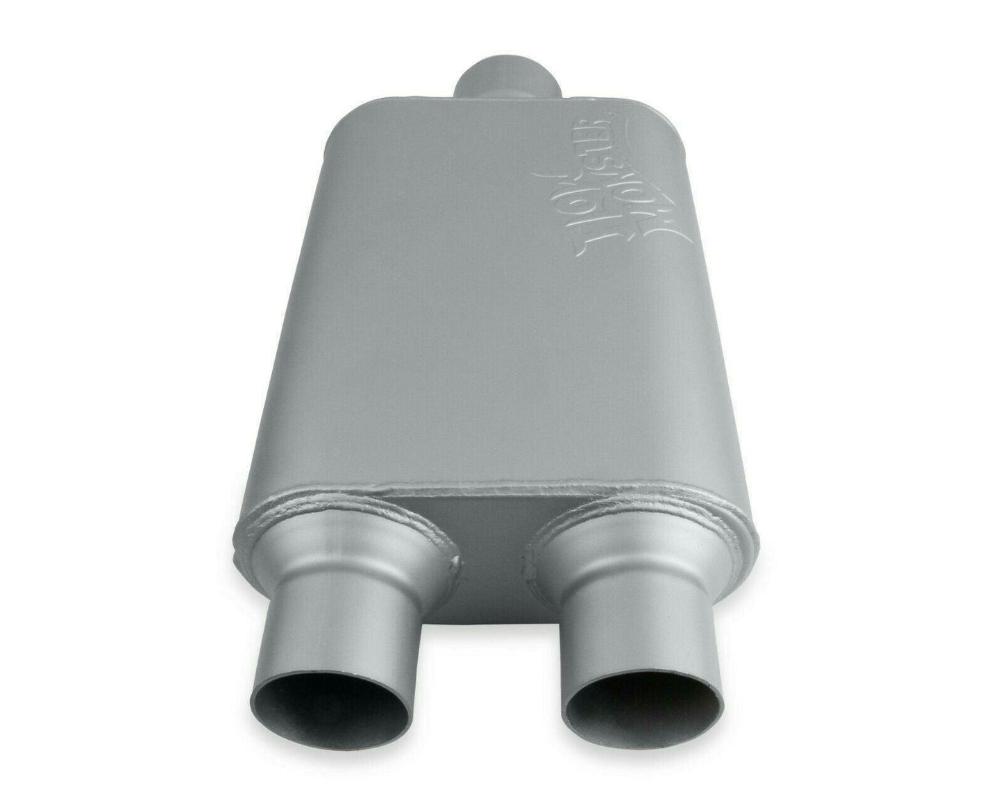 Flowmonster 2-Chamber Muffler 425403-FM 2.50 Dual Inlet / 3.00 Center - Performance Mufflers Car Part People