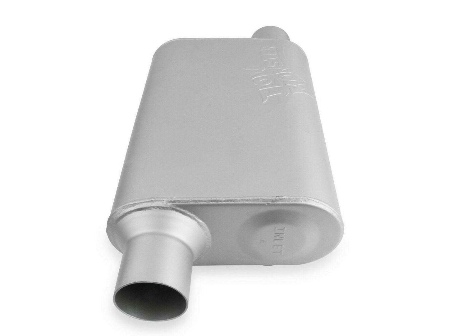 Flowmonster 2-Chamber Muffler 42543-FM 2.50 Offset Inlet / 2.50 Offset Outlet