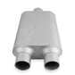 Flowmonster 2-Chamber Muffler 430402-FM 3.00 Center Inlet / 2.50 Dual Outlet