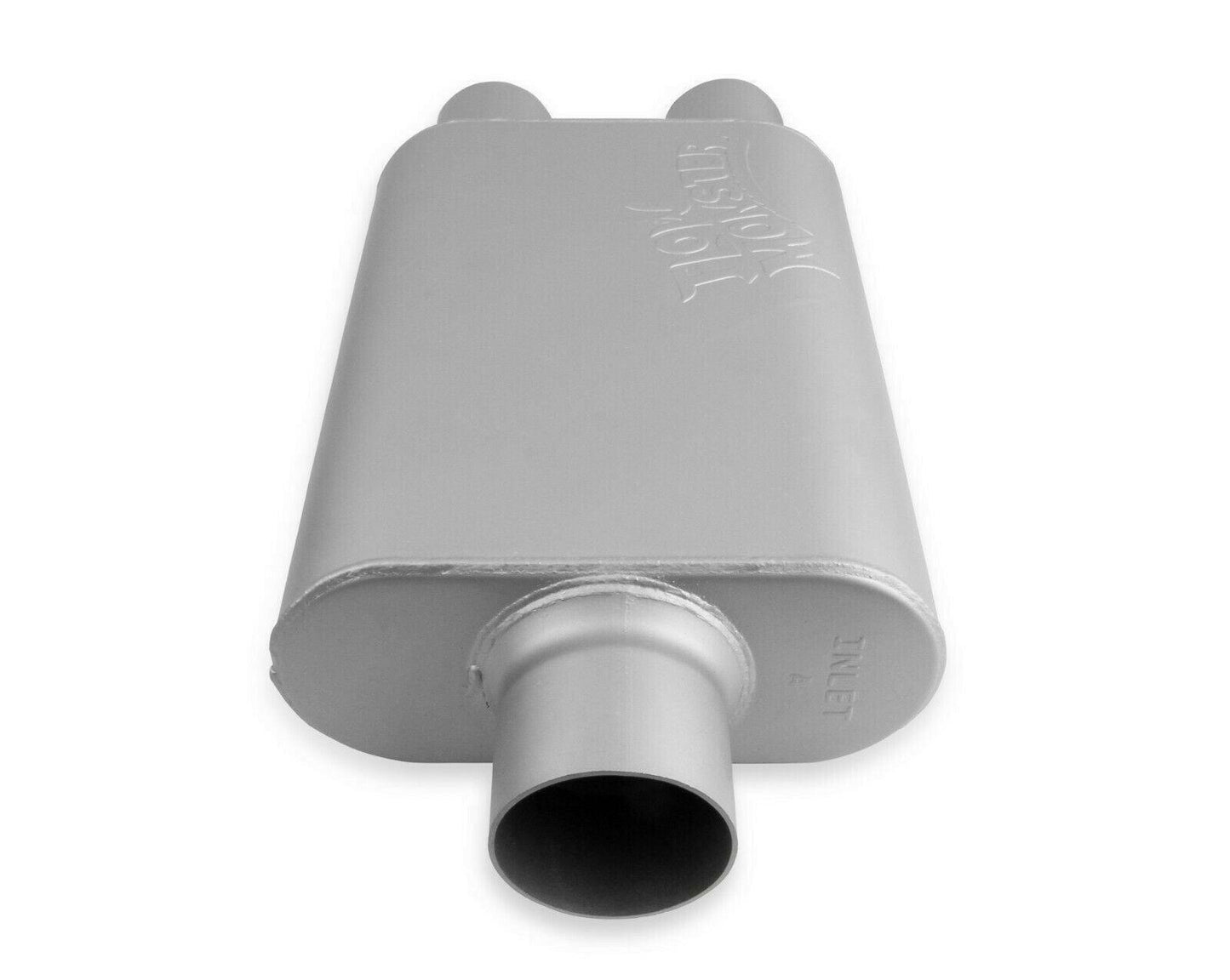 Flowmonster 2-Chamber Muffler 430402-FM 3.00 Center Inlet / 2.50 Dual Outlet