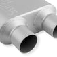 Flowmonster 2-Chamber Muffler 430402-FM 3.00 Center Inlet / 2.50 Dual Outlet