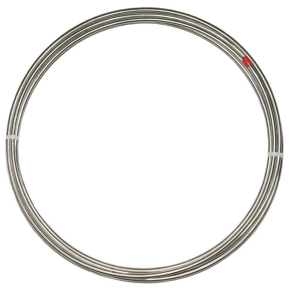 1/4 inch Brake Line Tubing Roll; 20 foot; Steel Fine Lines 4OMR