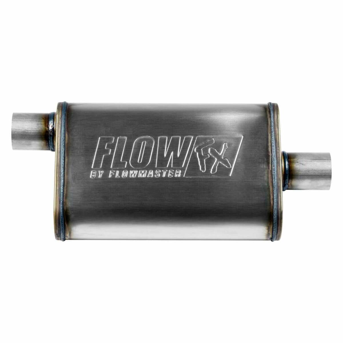 Flowmaster FlowFX Muffler 2.25 Offset In/ 2.25 Center Out Moderate Sound Stainless 71225