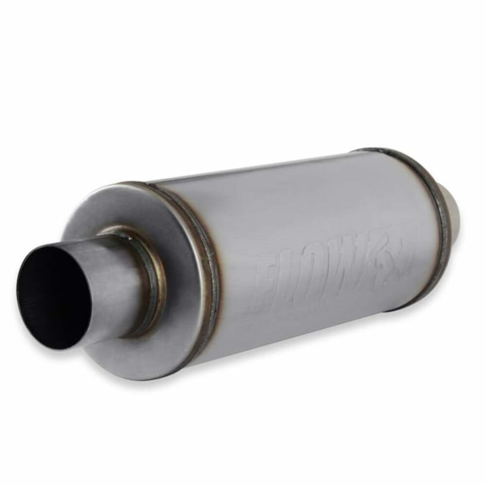 3.0 In/Out-6 Round Body-Moderate Sound; FlowFX Muffler; Flowmaster-72619 - Performance Mufflers Car Part People