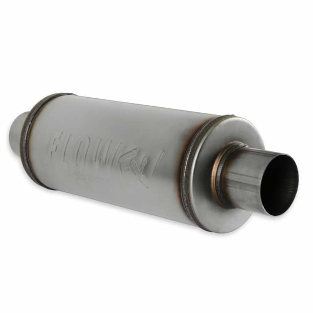 3.0 In/Out-6 Round Body-Moderate Sound; FlowFX Muffler; Flowmaster-72619 - Performance Mufflers Car Part People