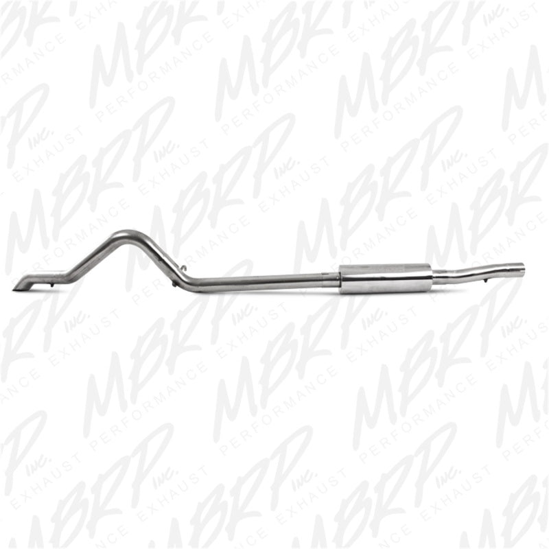 Fits 2007-11 Wrangler 2 1/2" Tail Pipe Muffler before Axle T409-S5514409 - Cat Back Exhaust Car Part People