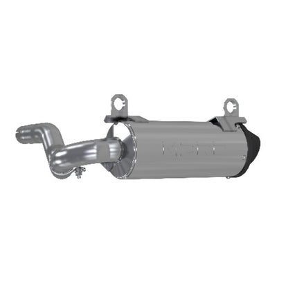 Fits 2015 Can-Am Outlander L 500 DPS Can-Am Single Slip-on Muffler. AT-9214PT