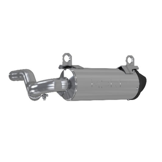 Fits 2015 Can-Am Outlander L 500 DPS Can-Am Single Slip-on Muffler. AT-9214PT