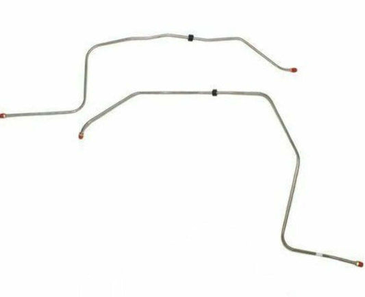 1964-67 Pontiac GTO Transmission Line Set w/ PowerGlide Trans 3/8 Inch ATC6411OM - Transmission Lines Car Part People